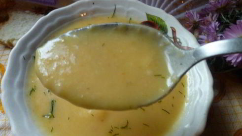 суп-пюре с тыквой нежный