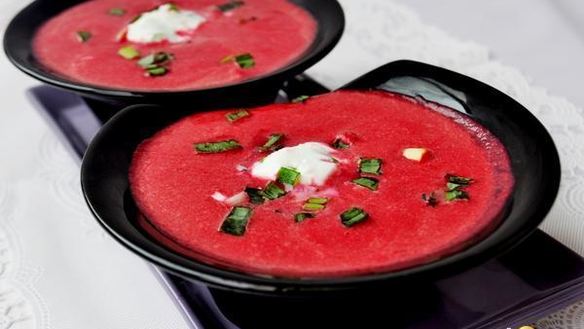 Рецепт Свекольно-апельсиновый суп-пюре