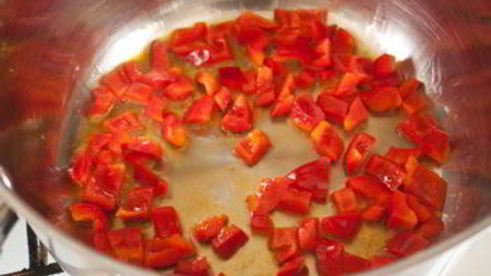 томатный суп-пюре с нутом