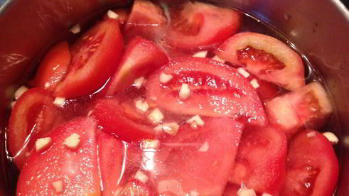 томатный суп-пюре с сыром