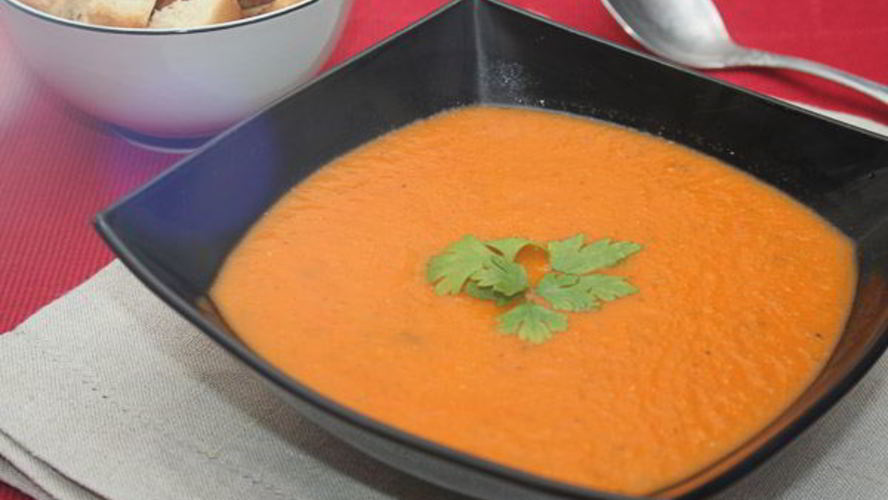 Рецепт томатный суп-пюре