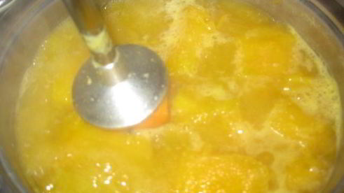 тыквенно-овощной суп-пюре с кроликом