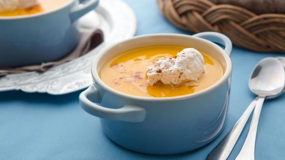 Рецепт Тыквенный суп-пюре с пряными сливками