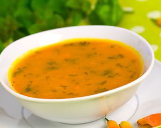 Тыквенный суп-пюре с сельдереем