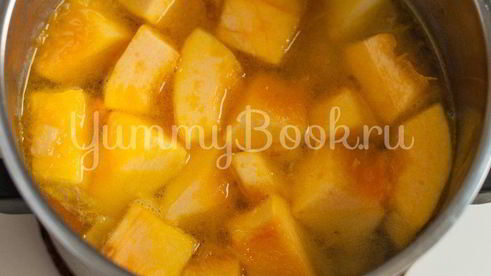 тыквенный суп-пюре с сыром