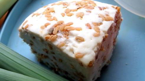 тыквенный суп-пюре со шпинатом