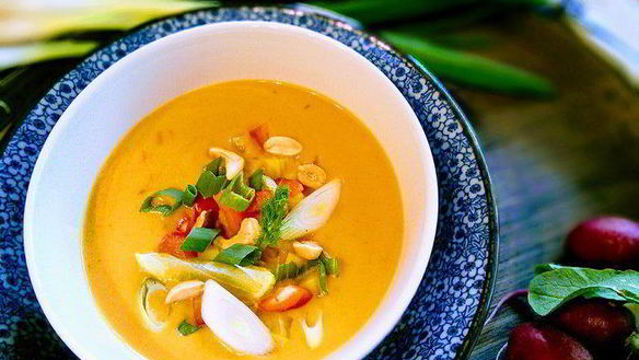 Рецепт Вегетарианский суп-пюре из батата