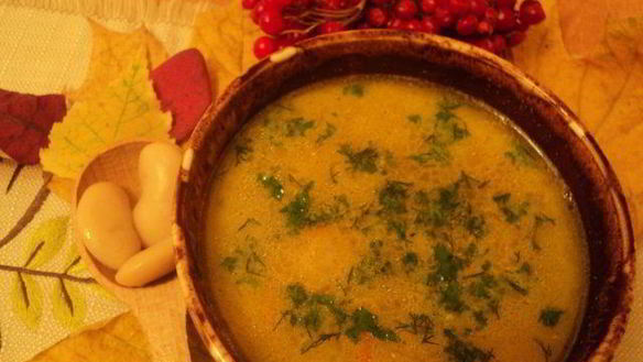 Рецепт Суп с фасолью и грибами по-закарпатски