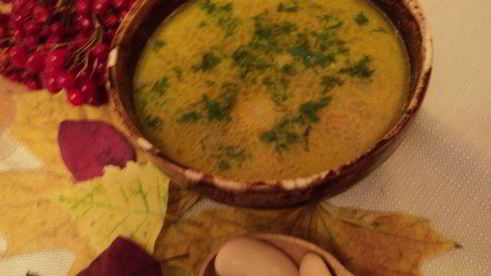 суп с фасолью и грибами по-закарпатски