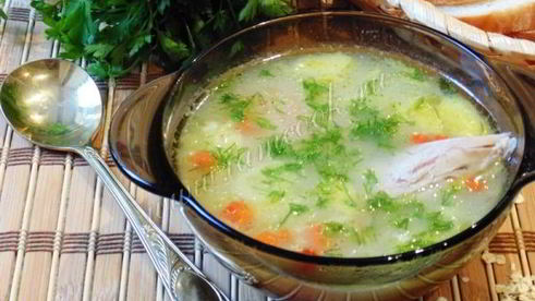 суп с индейкой и овсяными хлопьями