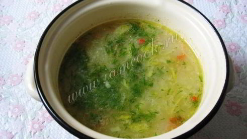 суп с индейкой и овсяными хлопьями