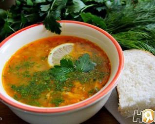 Суп с красной чечевицей Зимний