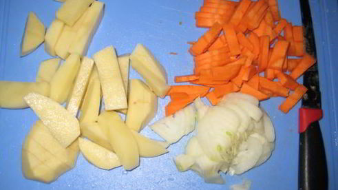 суп с куриными сердечками