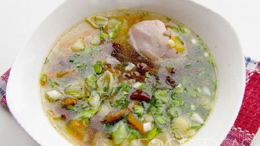 Рецепт суп с курицей и грибами