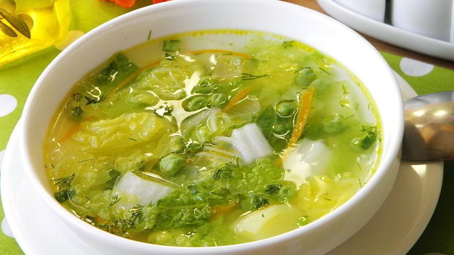 Рецепт суп с пекинской капустой