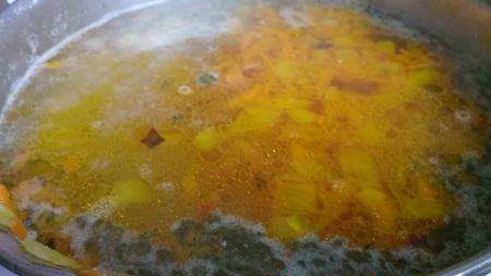 суп с плавленым сыром