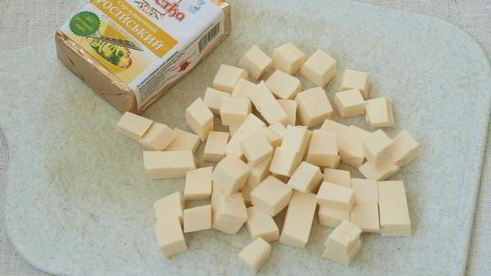 суп с шампиньонами и плавленым сыром