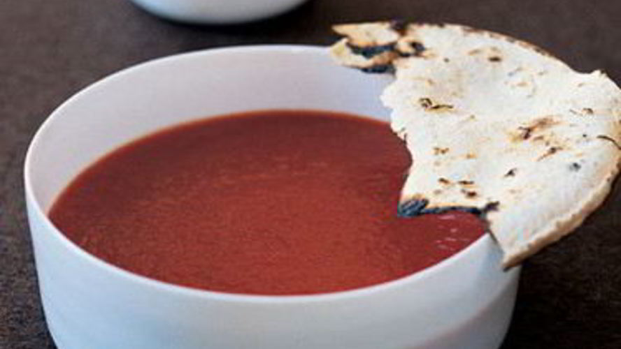 Рецепт суп с жареным сладким перцем