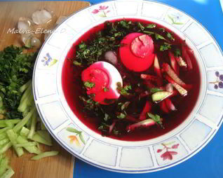 Холодный свекольник