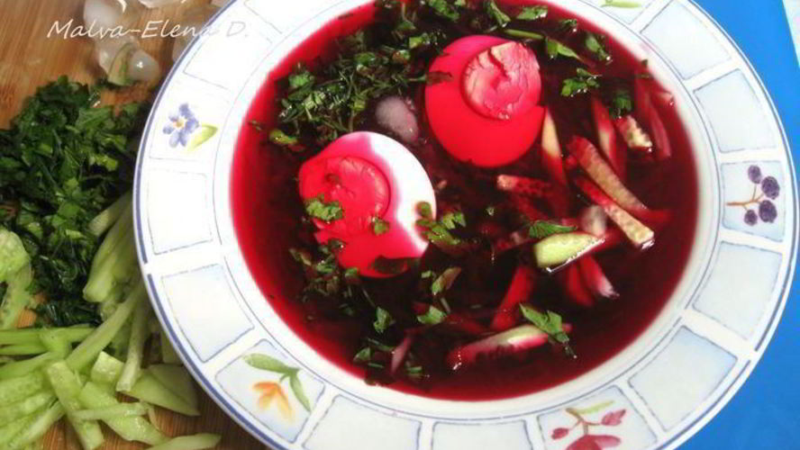 Рецепт холодный свекольник