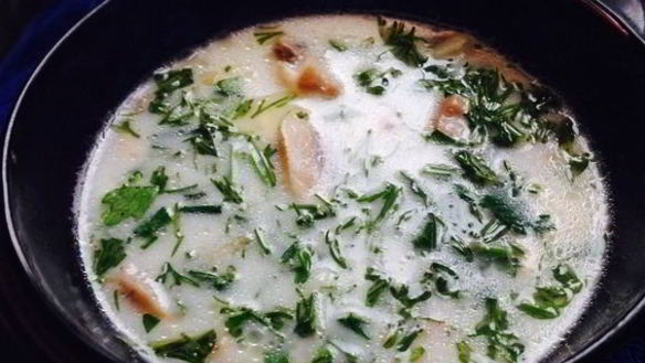 Рецепт Сырный суп по-французски