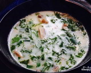 Сырный суп по-французски