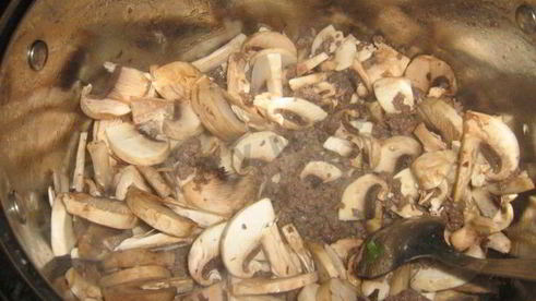 сырный суп с шампиньонами