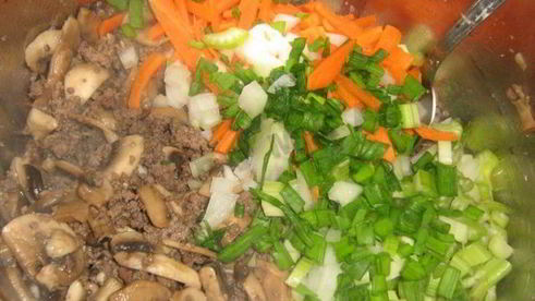 сырный суп с шампиньонами