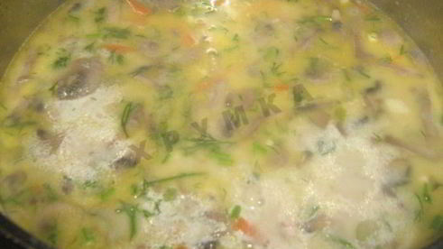 сырный суп с шампиньонами