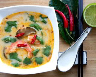 Тайский суп Том Ям Кунг