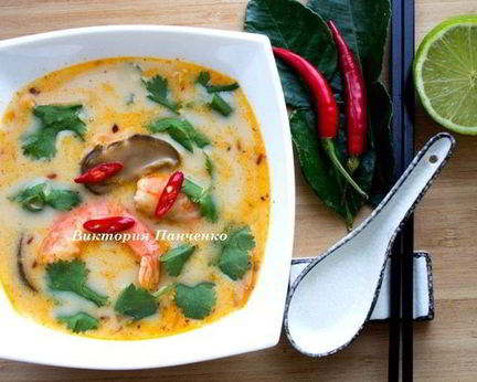 Тайский суп Том Ям Кунг