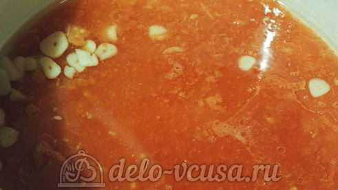 томатно-куриный суп