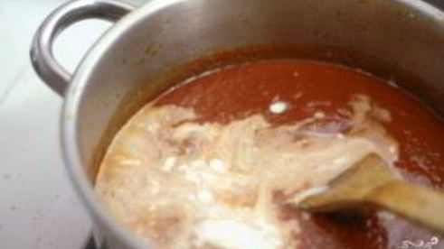 томатный крем-суп со сливками