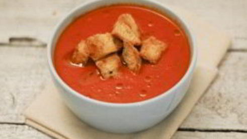 томатный крем-суп со сливками