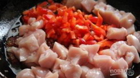 томатный суп с курицей
