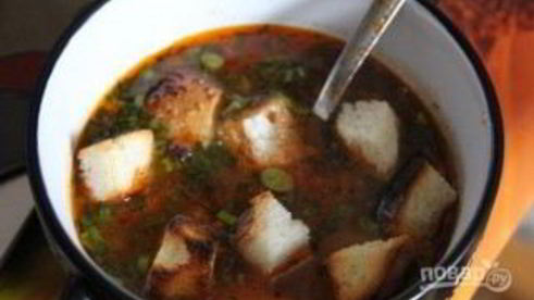 томатный суп с курицей