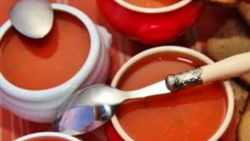 томатный суп с мясом