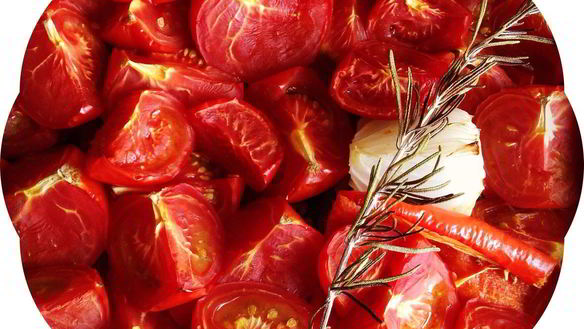 Рецепт Томатный суп с розмарином