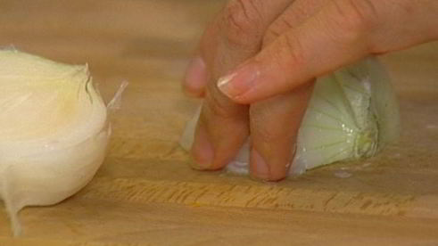 тыквенный суп с мидиями