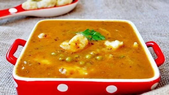 Рецепт Тыквенный суп с разноцветной чечевицей