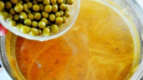 тыквенный суп с разноцветной чечевицей