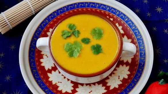 Рецепт Тыквенный суп в азиатском стиле