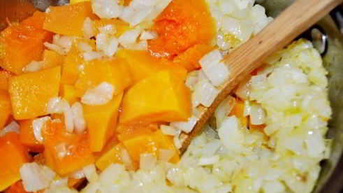 тыквенный суп в азиатском стиле