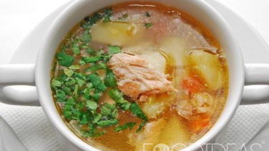 Рецепт уха из красной рыбы