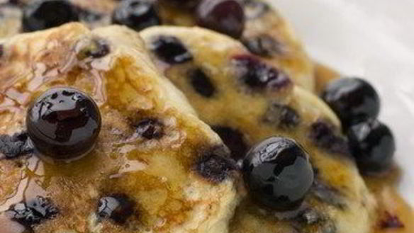 Рецепт Американские блины с голубикой