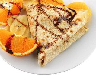 Апельсиново-шоколадные блины