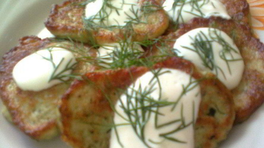 Рецепт блинчики из кабачков