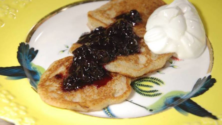 Рецепт блинчики на кефире из трех видов муки