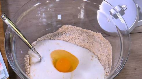 блинчики на кефире из трех видов муки