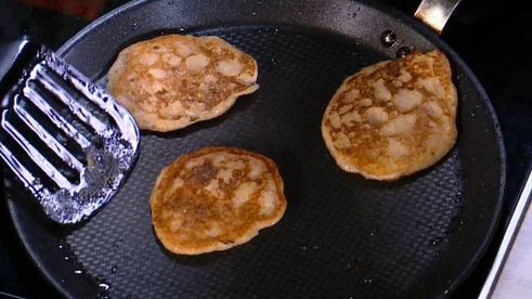 блинчики на кефире из трех видов муки